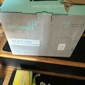 Electric Food Processor - Gray